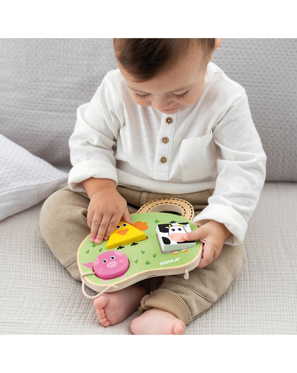 Goula - puzzle 3 animali fattoria