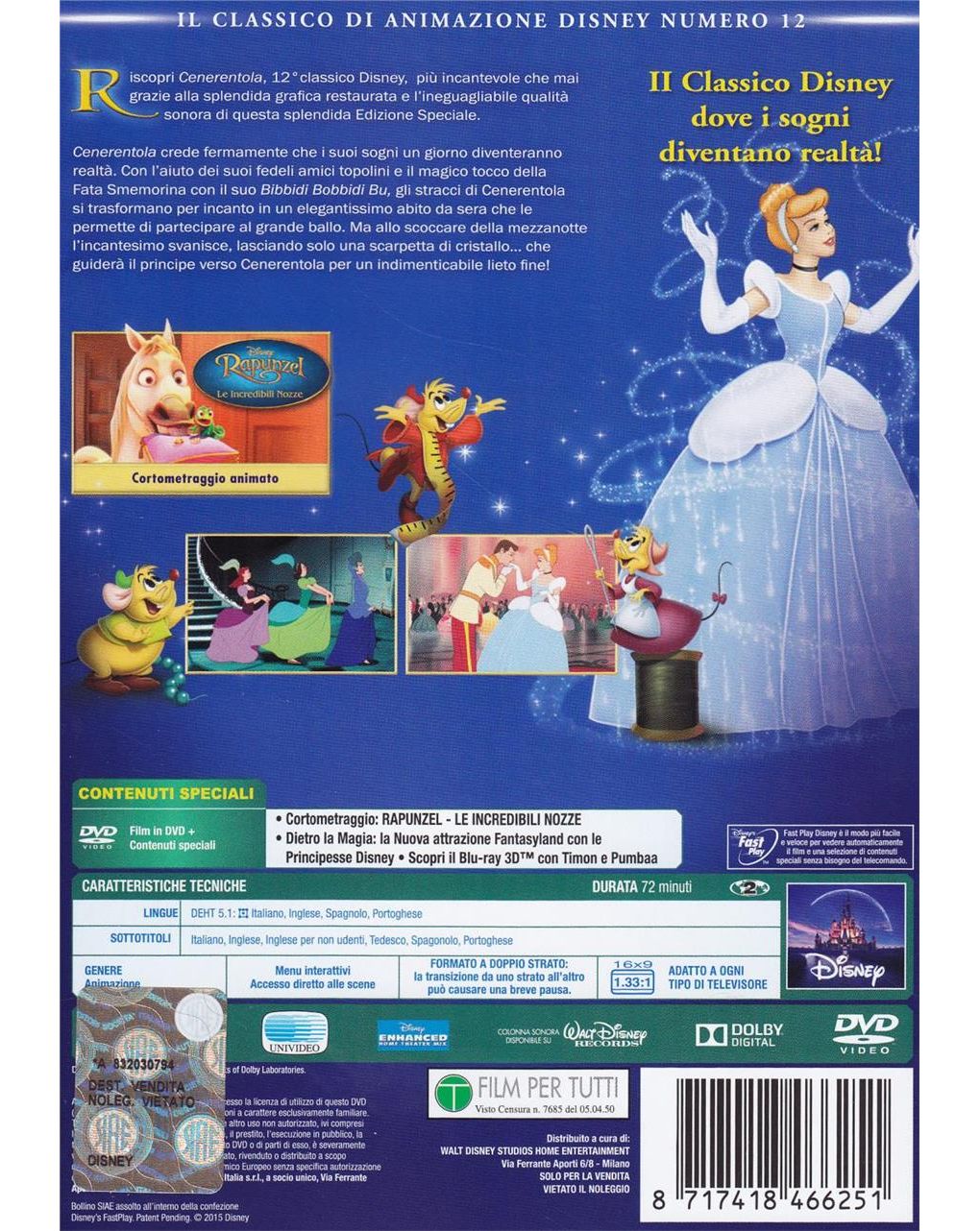 Dvd cenerentola