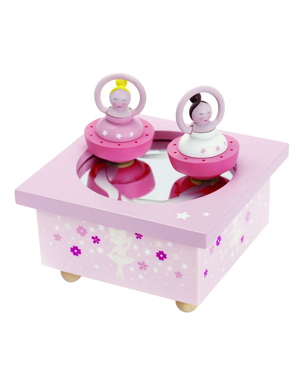 Trousselier - dancing music box ballerina pink