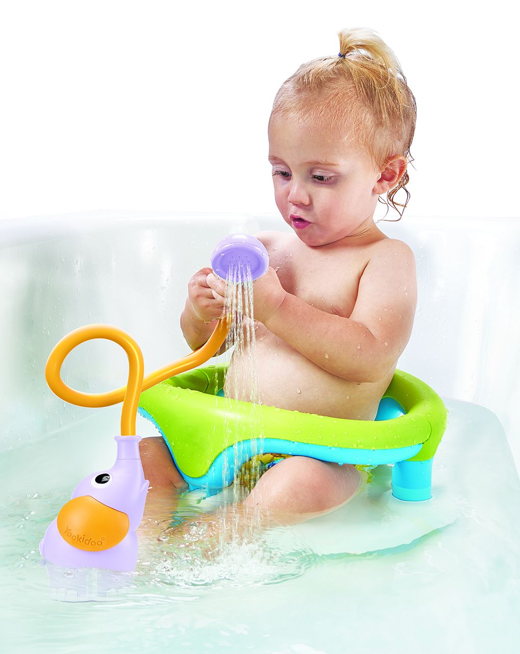 Yookidoo - elephant baby shower - purple