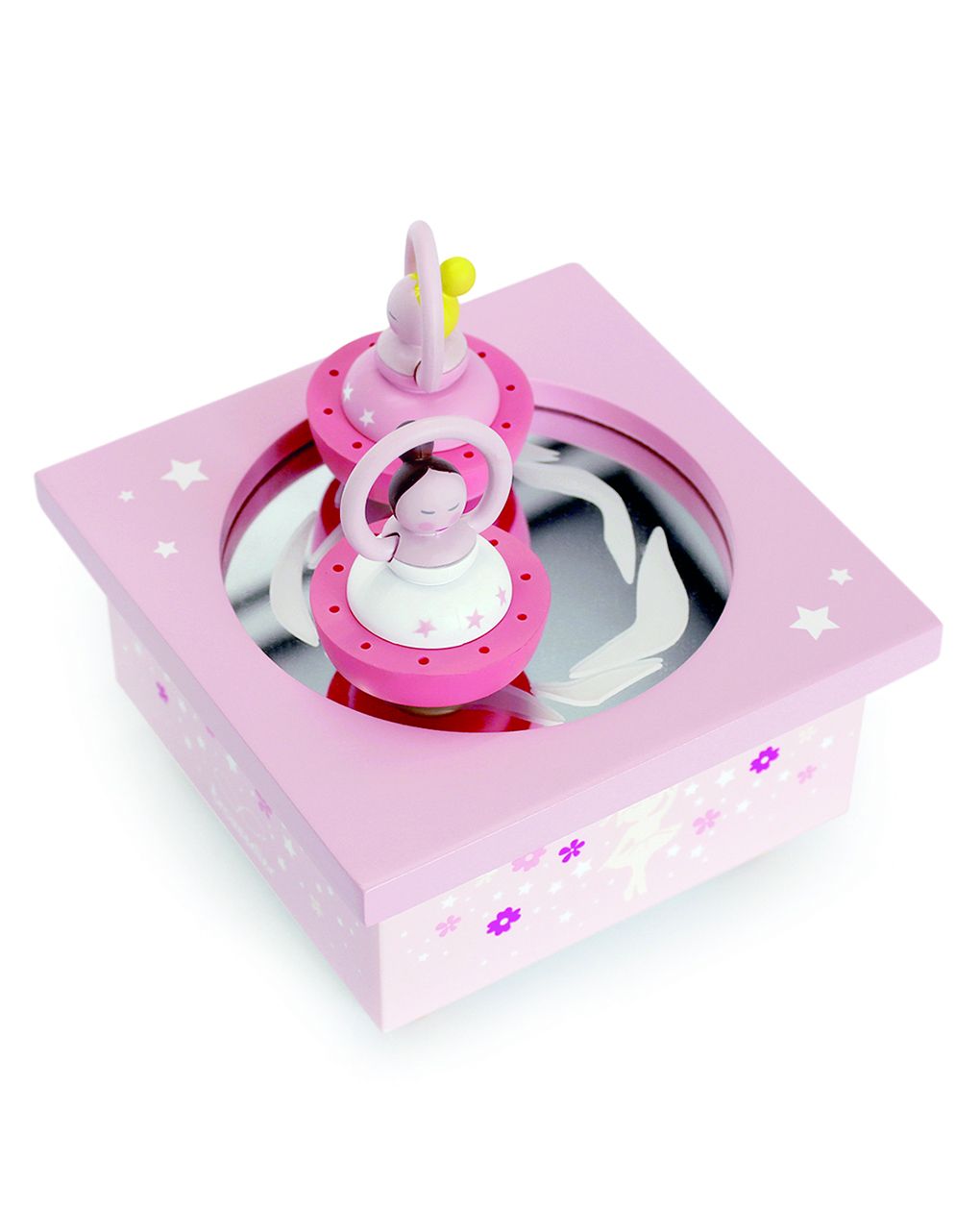 Trousselier - dancing music box ballerina pink