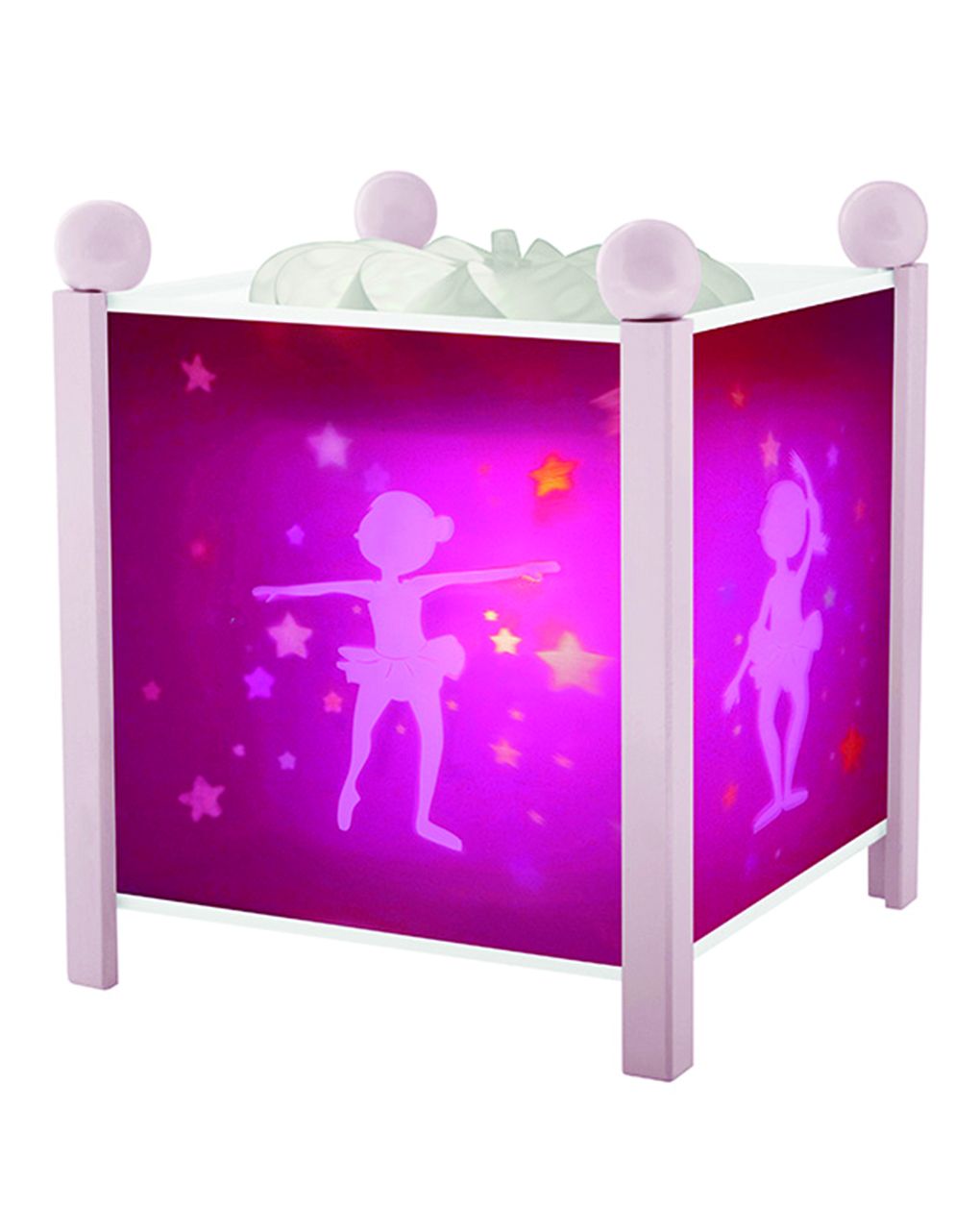 Trousselier - night light - magic lantern ballerina - pink 12v