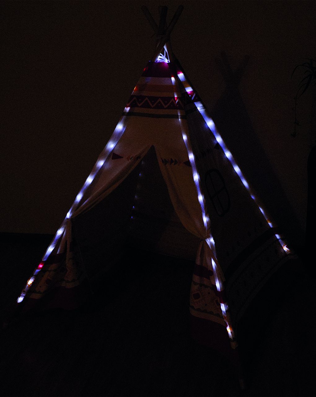 Sunny - teepee tent led - red