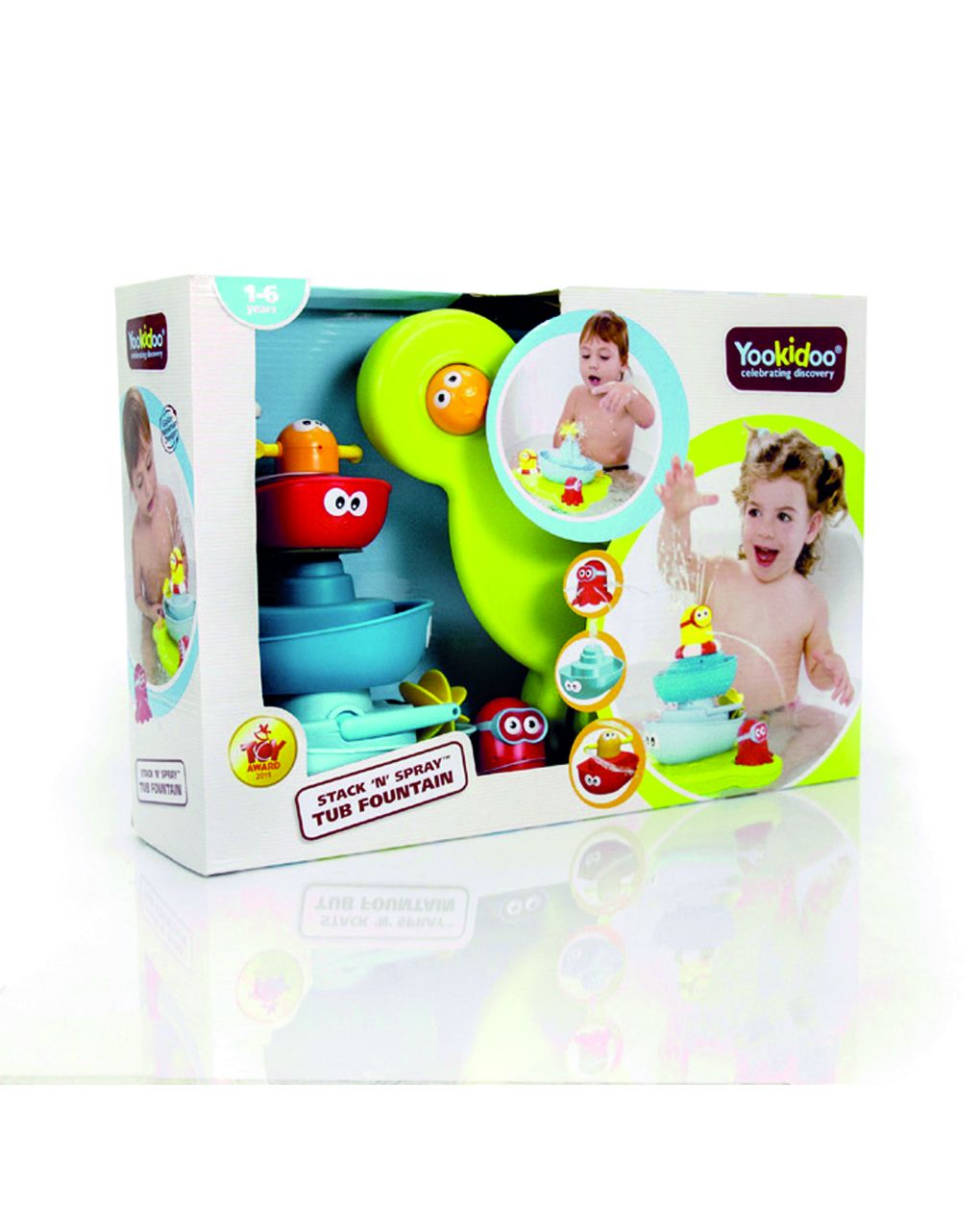 Yookidoo - stack 'n' spray tub fountain