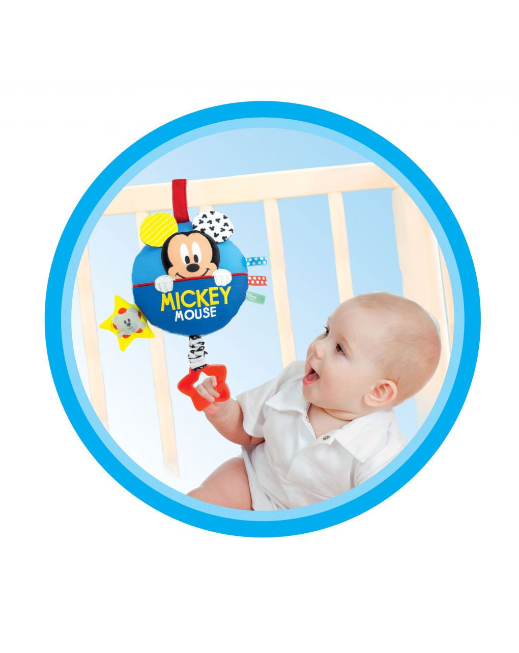 Babyclementoni - baby mickey morbido carillon