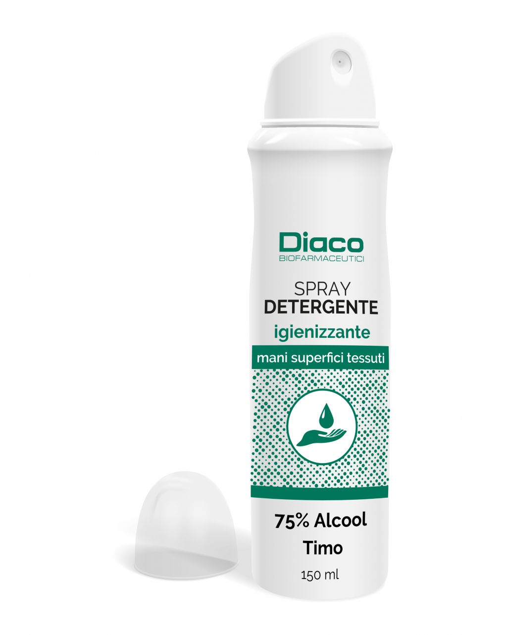 Spray diaco igienizzante per mani/superfici 150ml