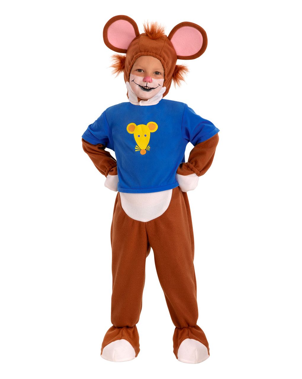 Costume topo tip in pile (24 mesi/4 anni)