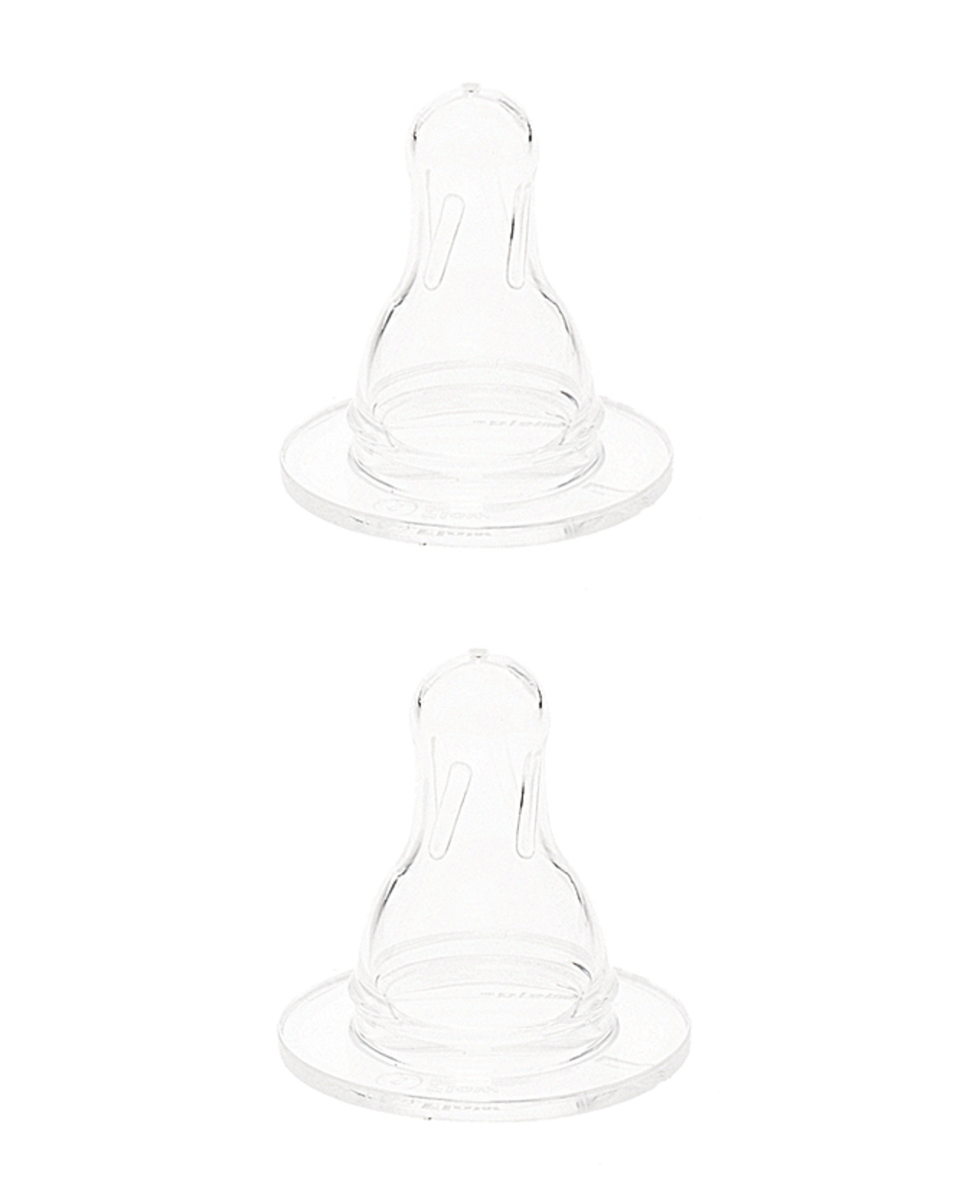 Tettarelle silicone con flusso lento - 2 pezzi - medela