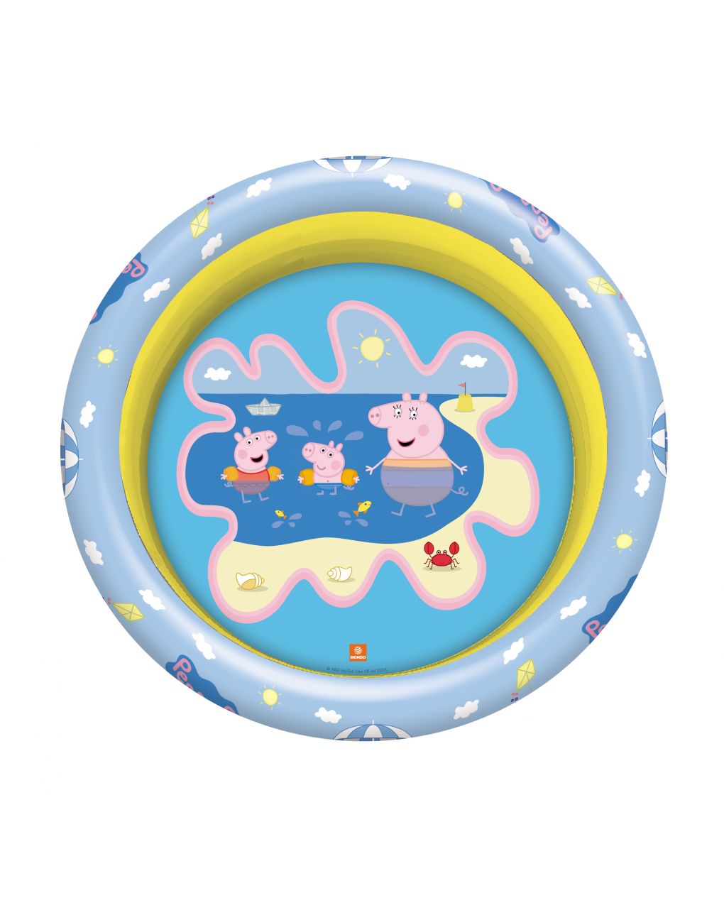 Mondo - peppa pig piscina 3 anelli d. 100 cm