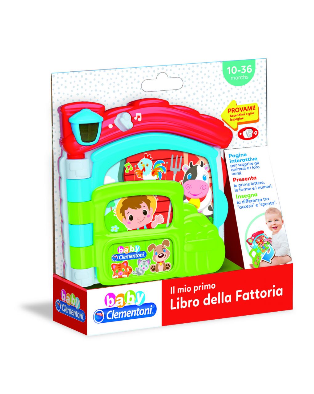 Baby clementoni - il mio primo libro della fattoria