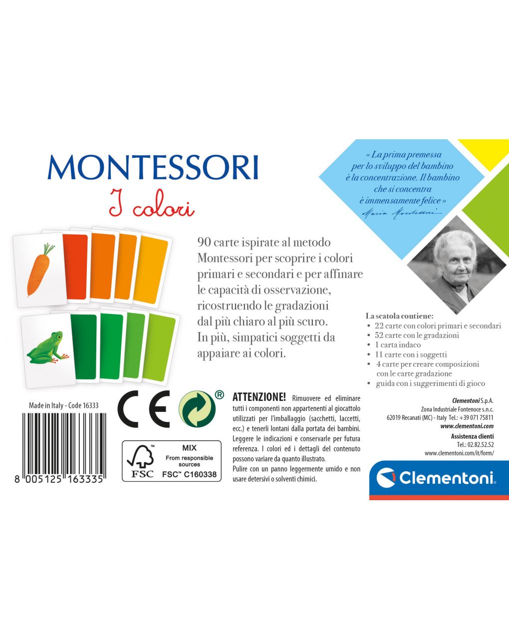 Clementoni - montessori - i colori