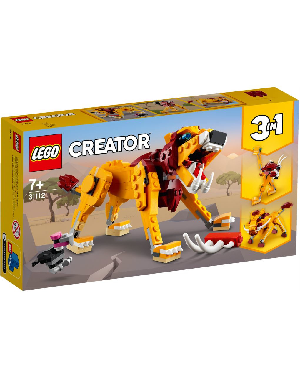 Lego creator - leone selvatico - 31112