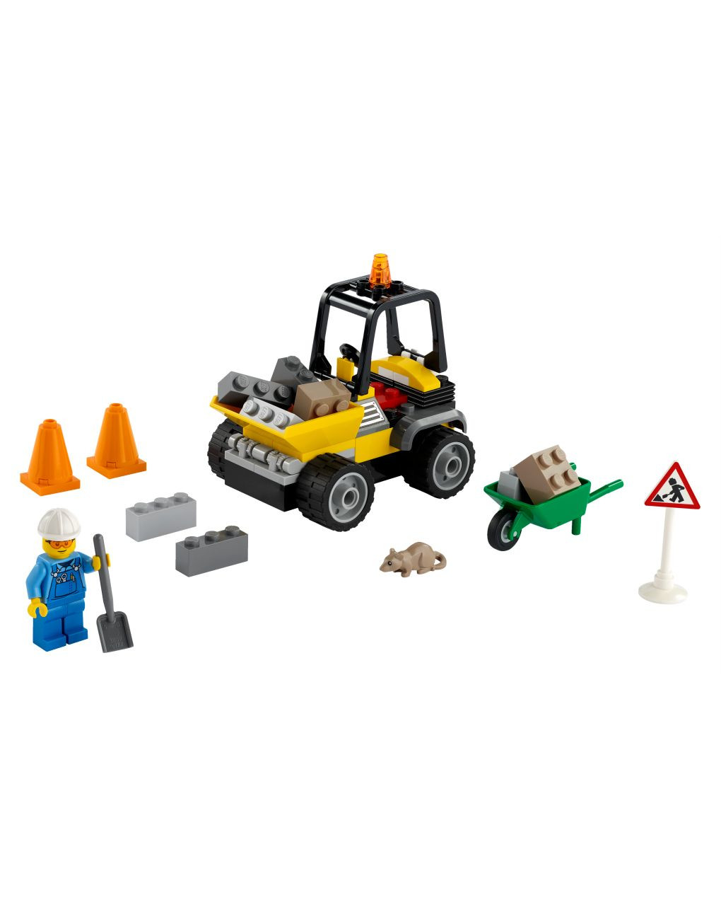 Lego city great vehicles - ruspa da cantiere - 60284