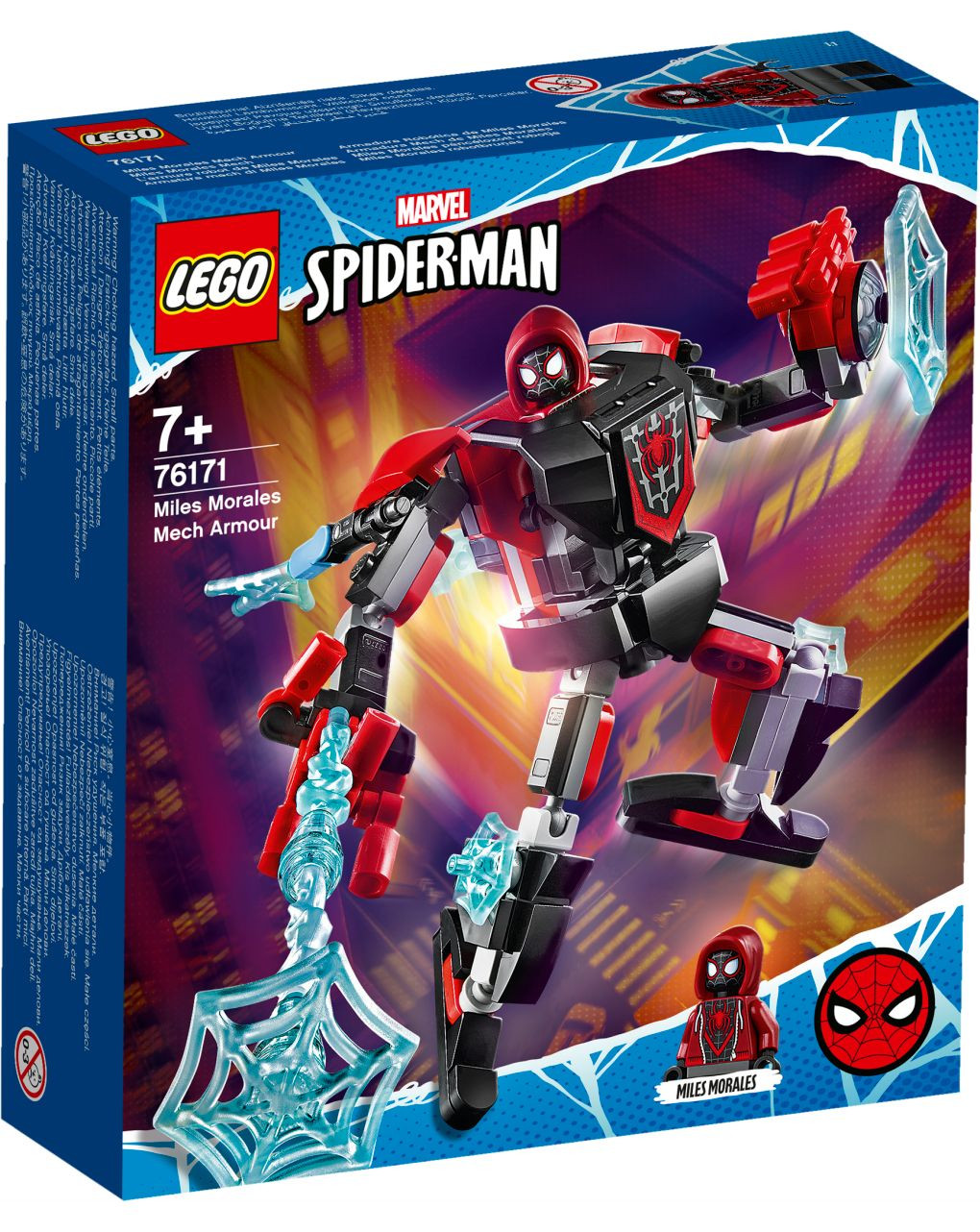Lego super heroes - armatura mech di miles morales - 76171