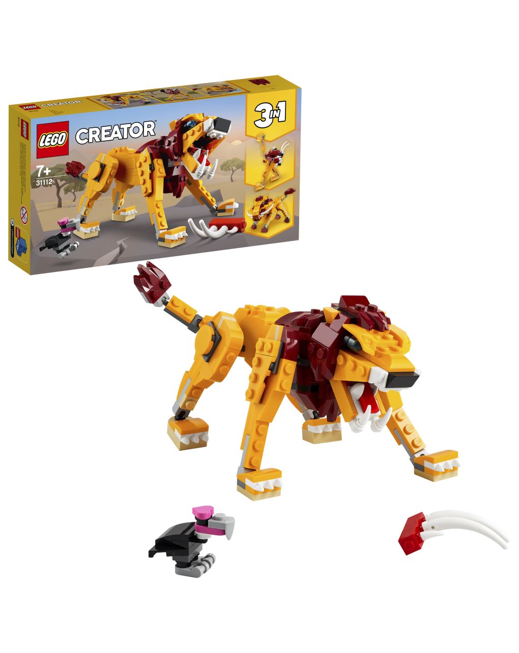 Lego creator - leone selvatico - 31112