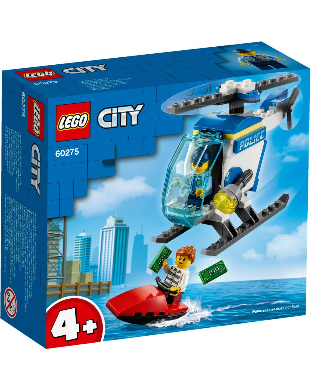 Lego city police - elicottero della polizia - 60275