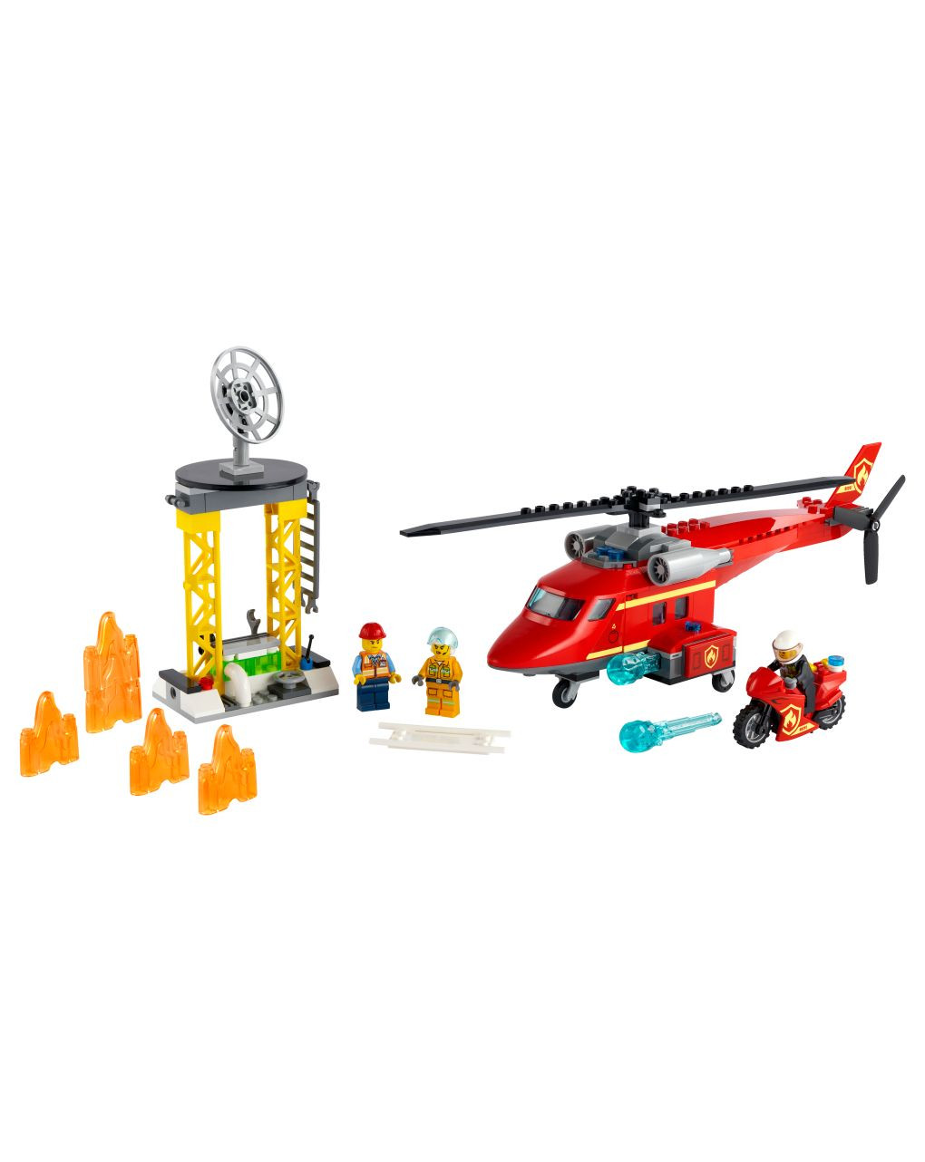 Lego city fire - elicottero antincendio - 60281