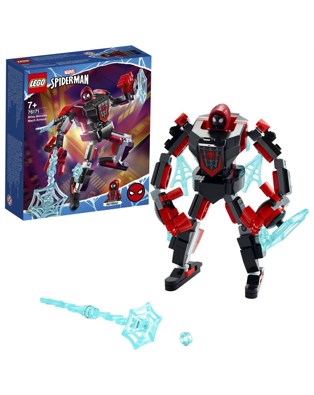 Lego super heroes - armatura mech di miles morales - 76171