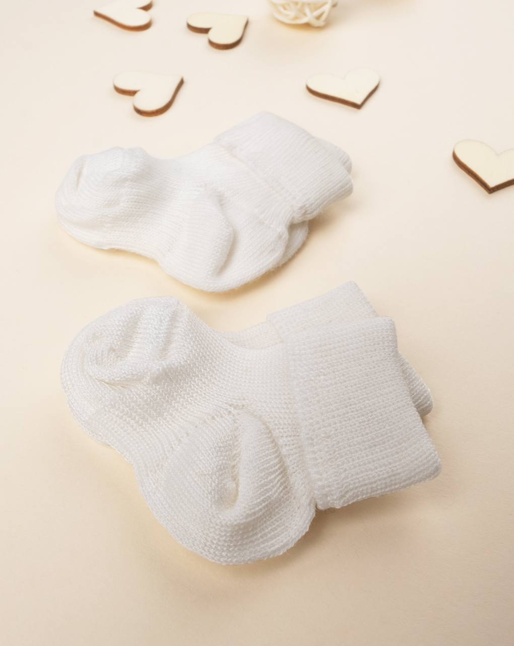 Calze unisex prematuri white oeko-tex