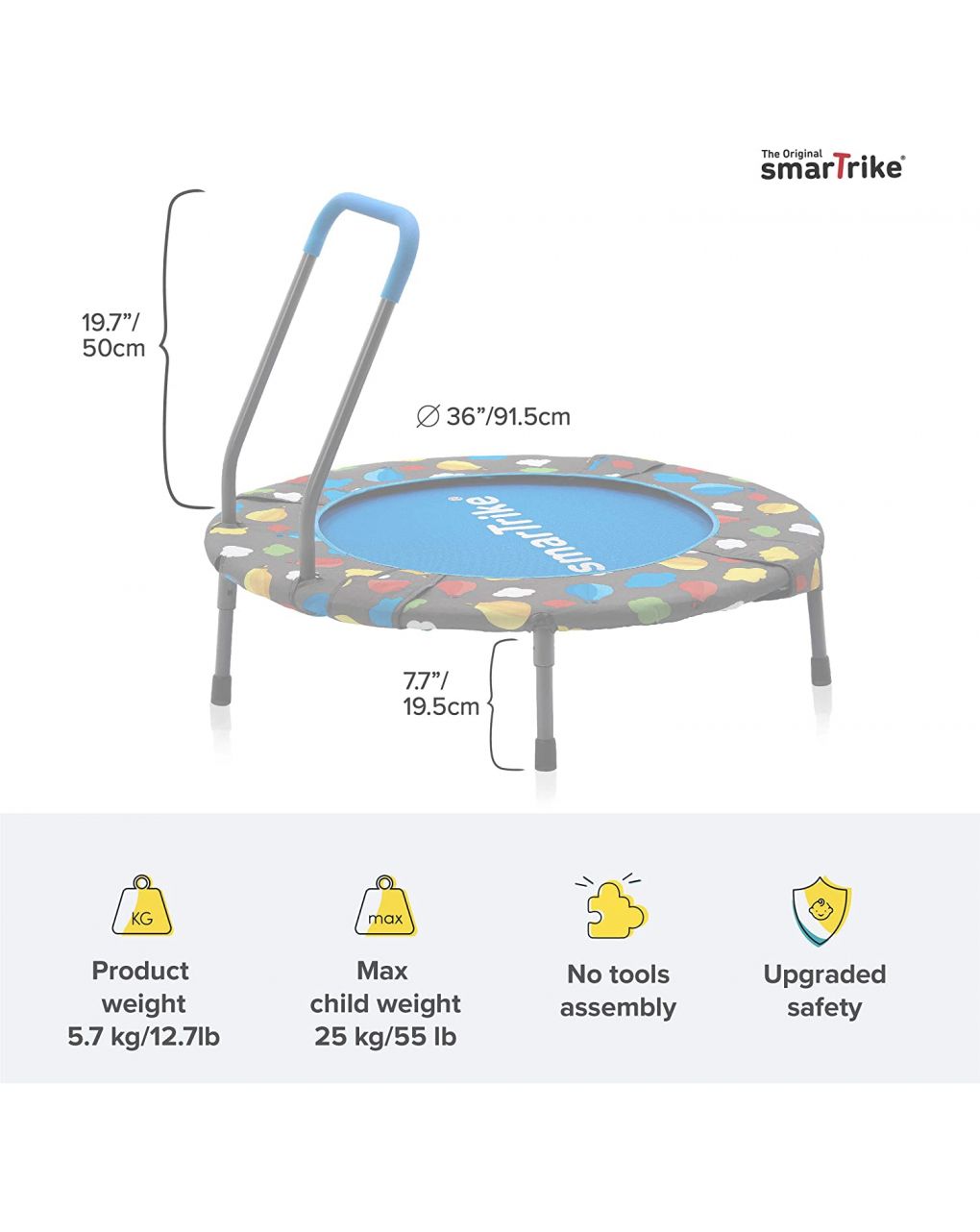Smartrike trampolino folding 3 in 1