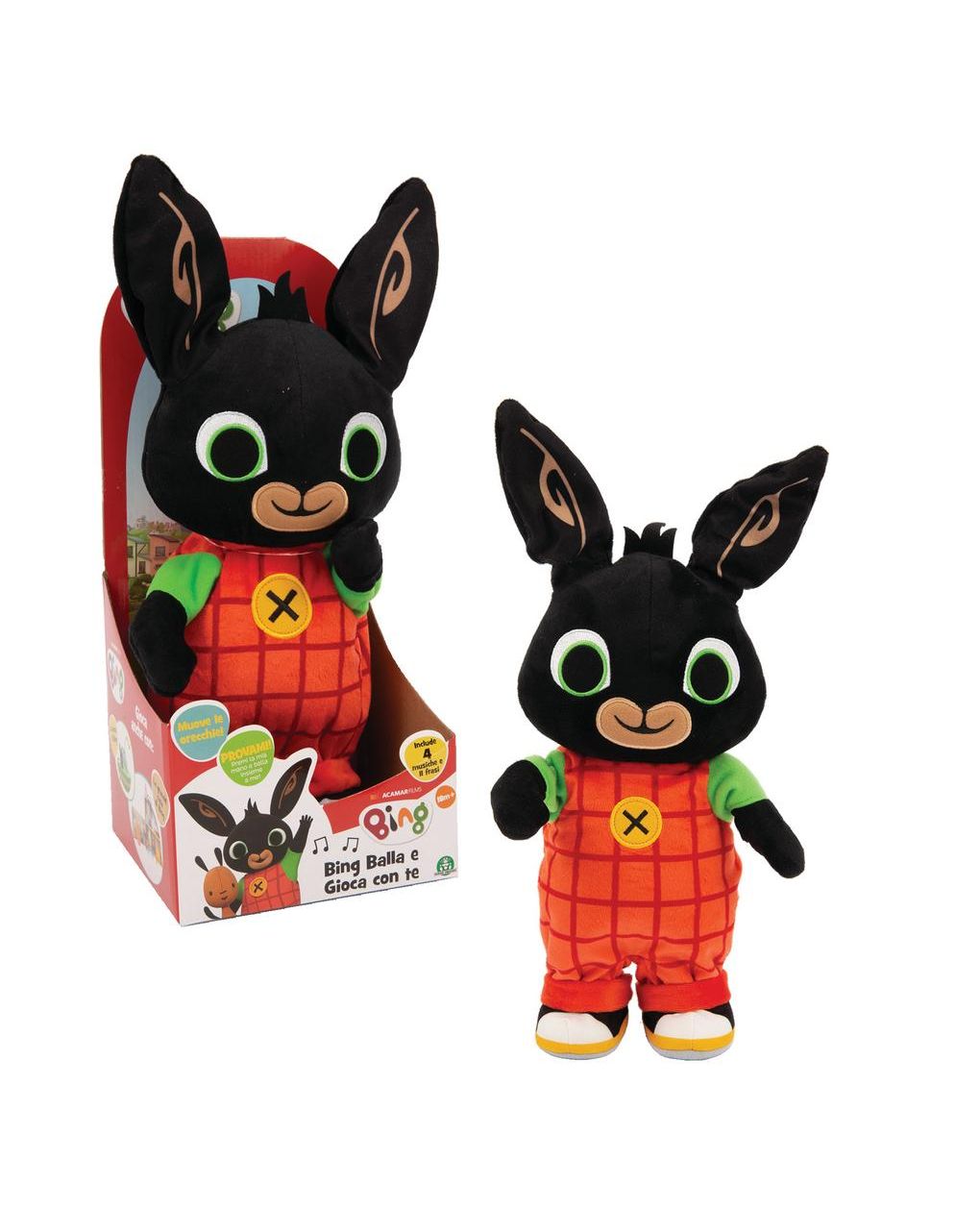 Bing - peluche parla e danza 36cm