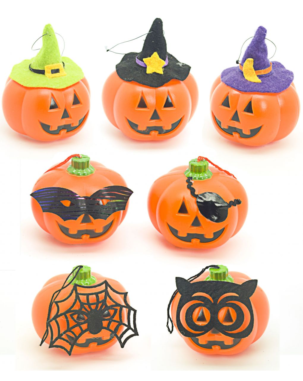 Zucchetta con decoro e luce soggetti assortiti