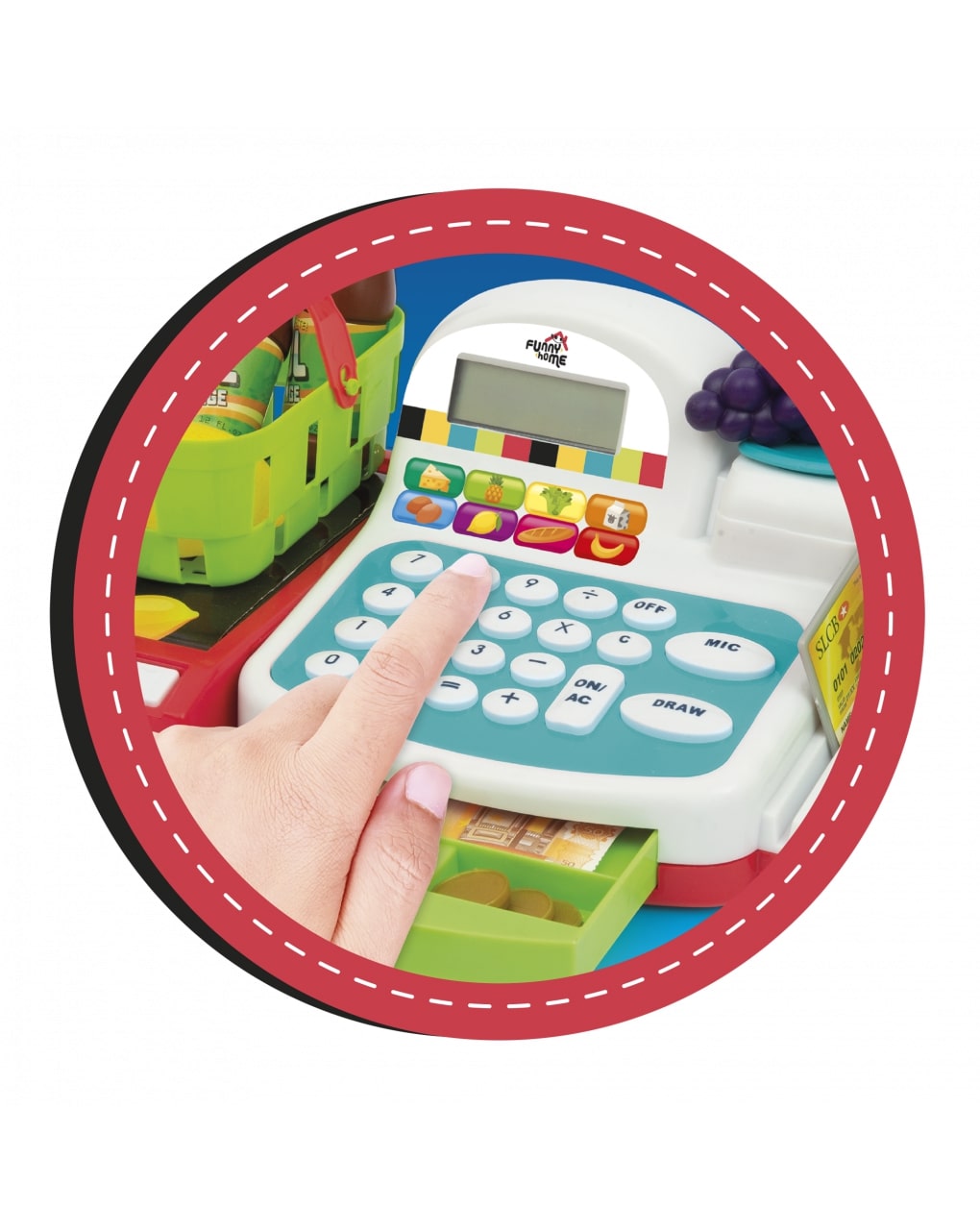 Funny home - registratore di cassa con accessori