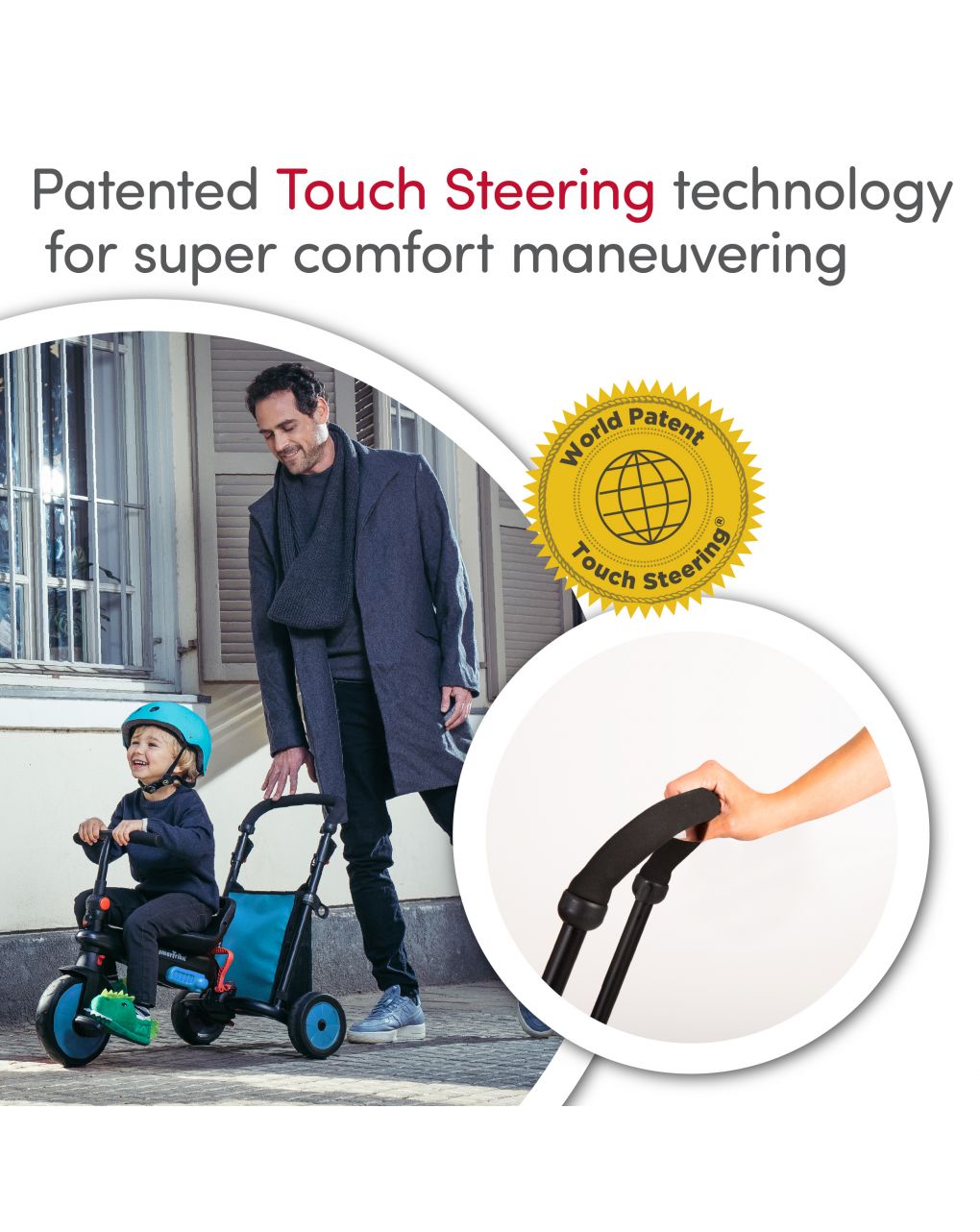 Smartrike str3 folding 6 in 1 blu