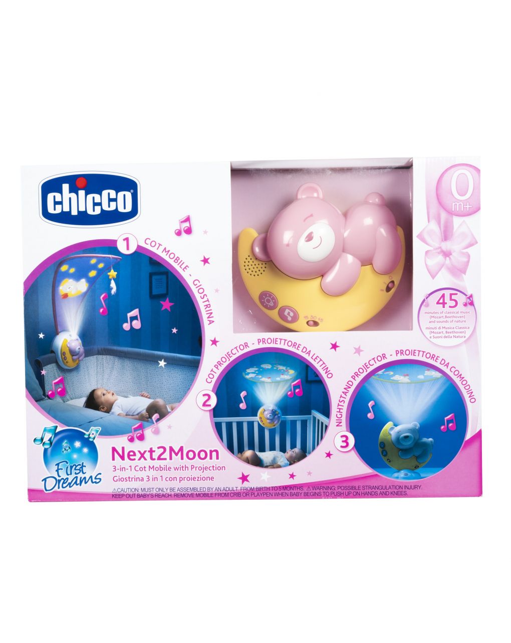 Chicco giostrina next2moon rosa