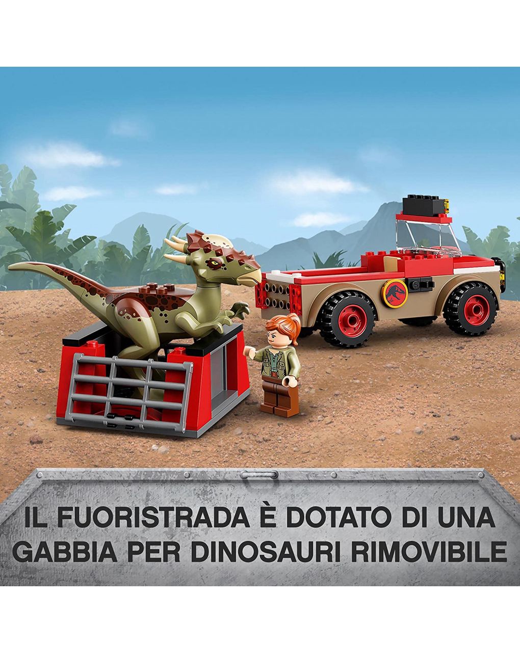 Lego jurassic world - la fuga del dinosauro stygimoloch - 76939