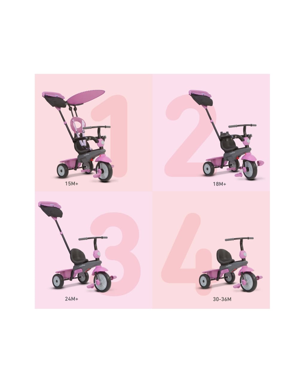 Smartrike vanilla rosa