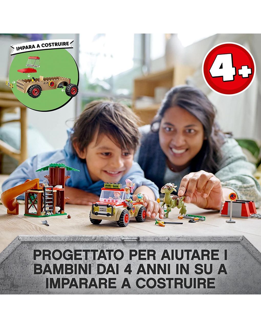 Lego jurassic world - la fuga del dinosauro stygimoloch - 76939