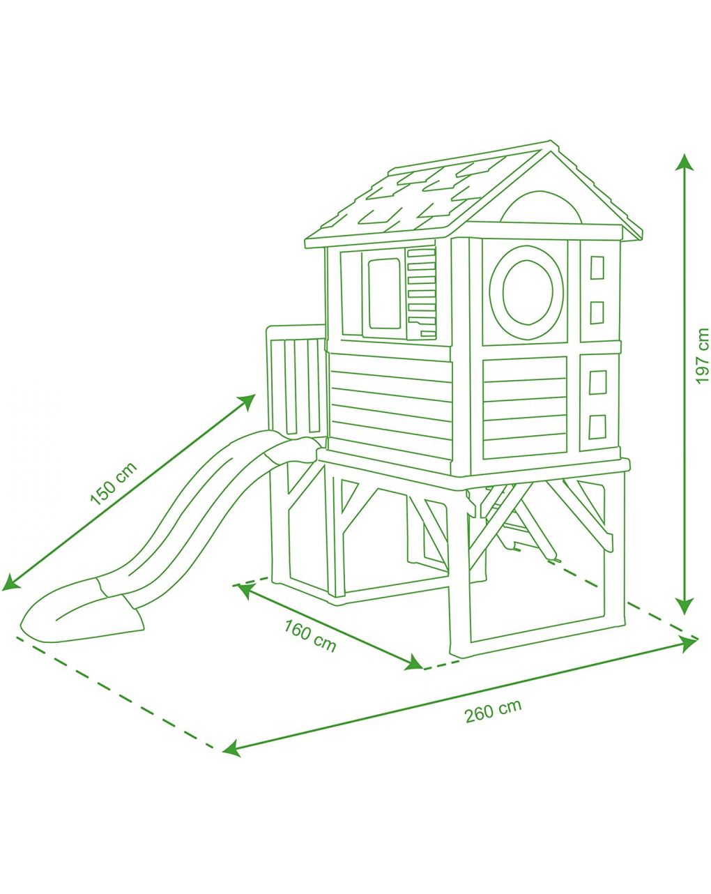 Smoby - casa palafitta