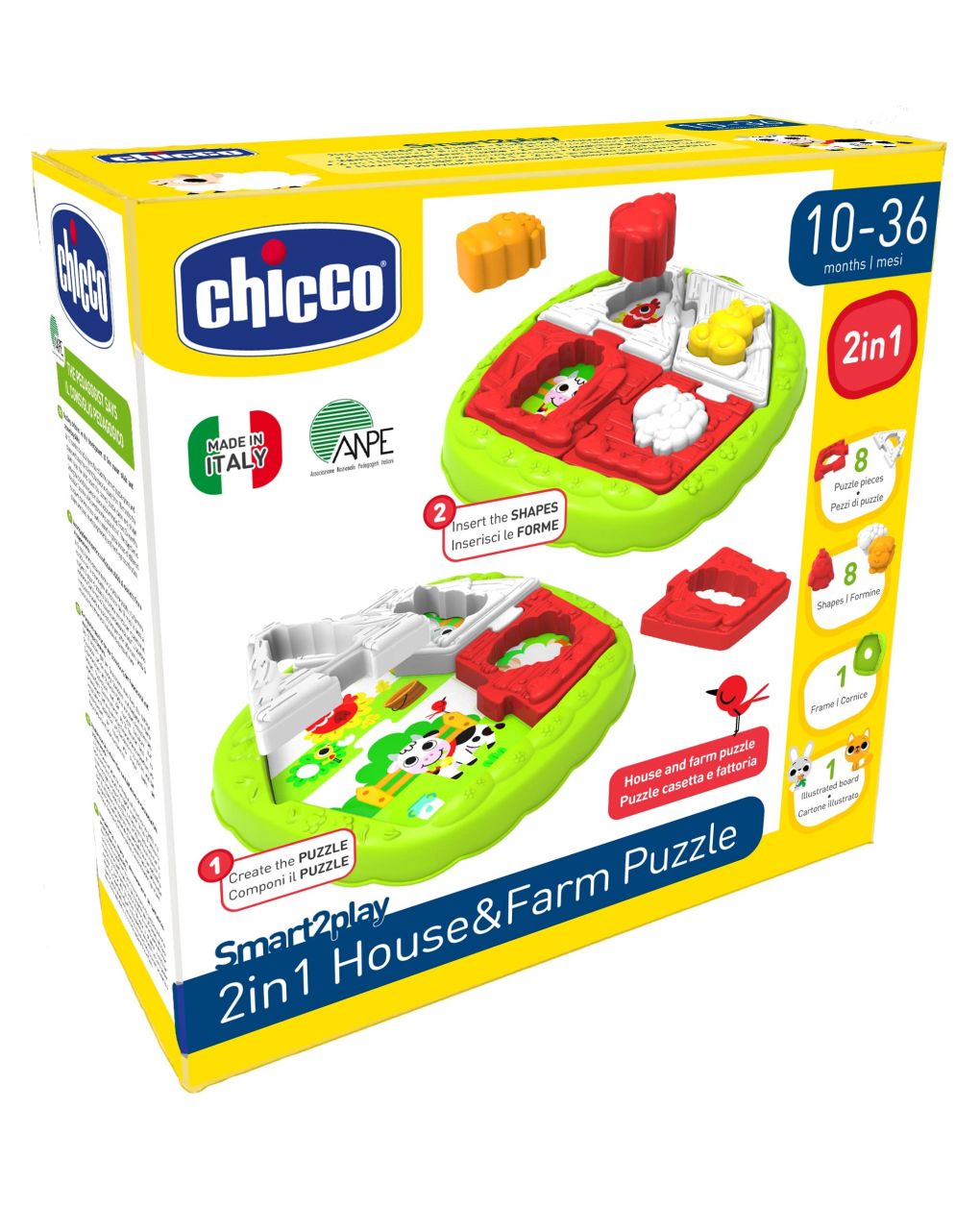 Chicco - puzzle della fattoria