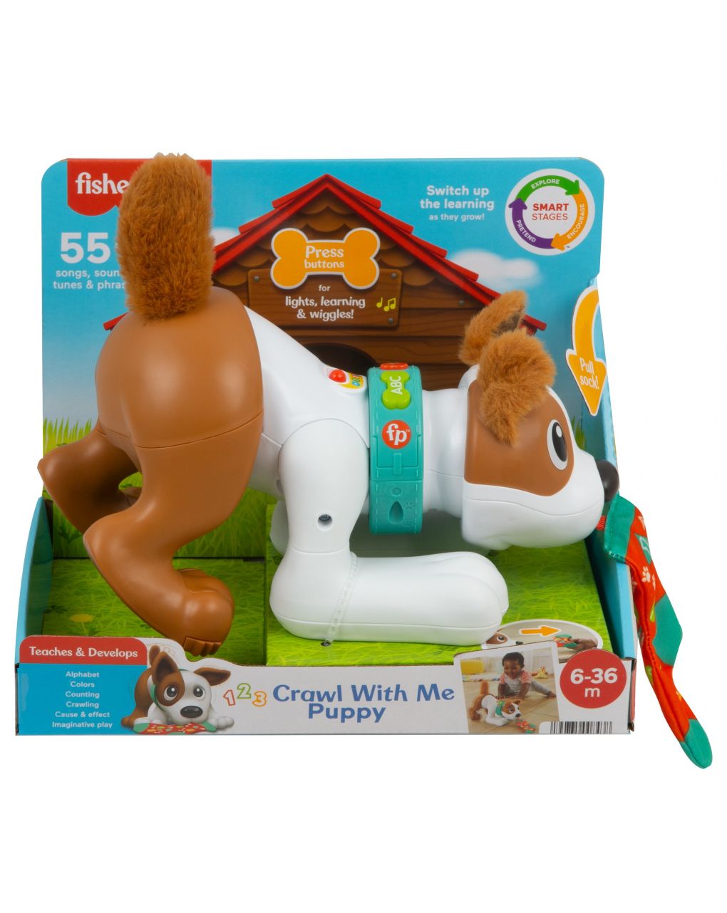 Fisher price - 123 tobia gattona con me