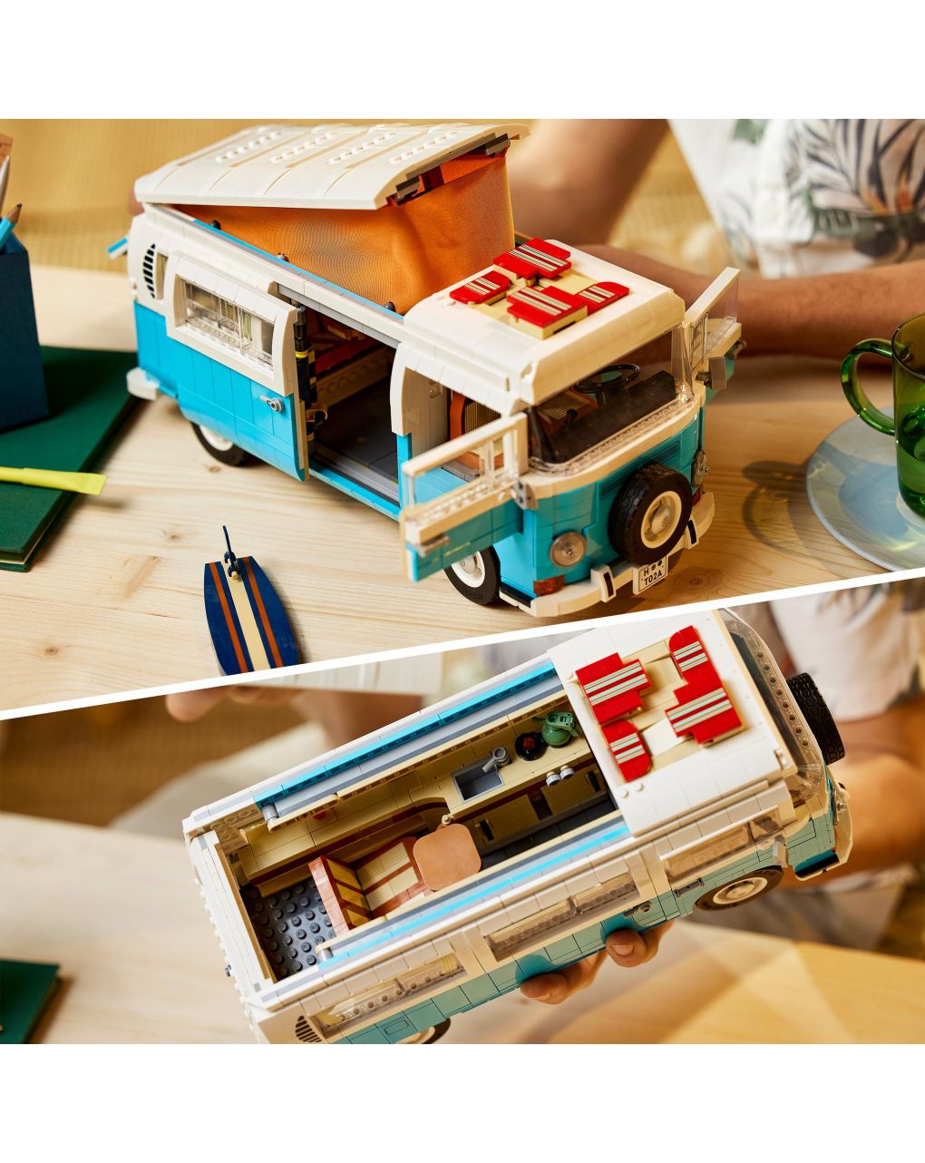 Lego icons - camper van volkswagen t2 - 10279