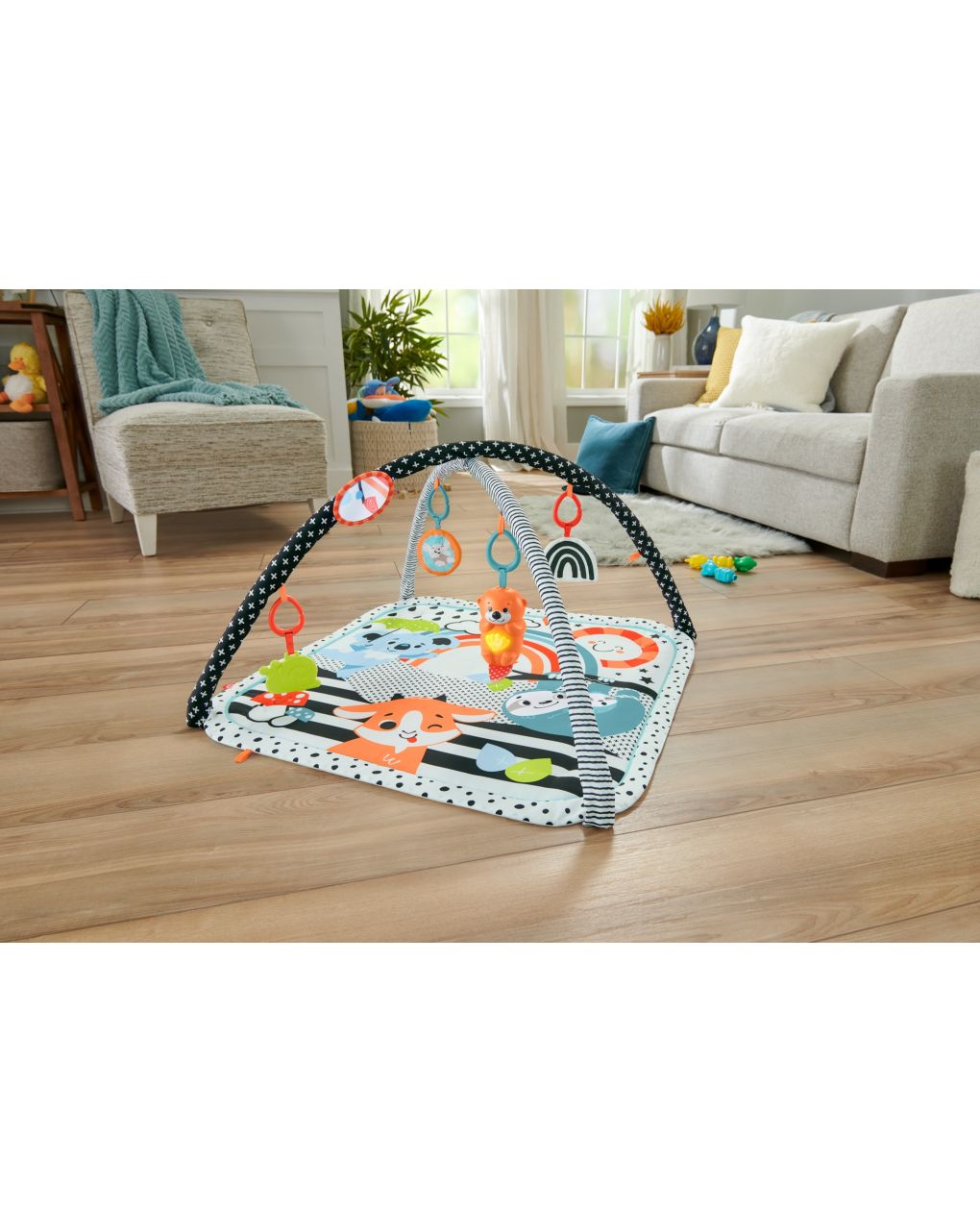 Fisher price - palestrina luci e suoni degli amici animali 3-in-1