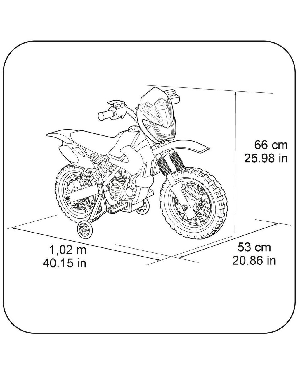 Feber - motorbike cross 400f  6v