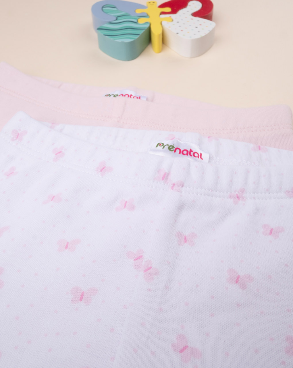 Pack 2 pantaloni con babbucce girl