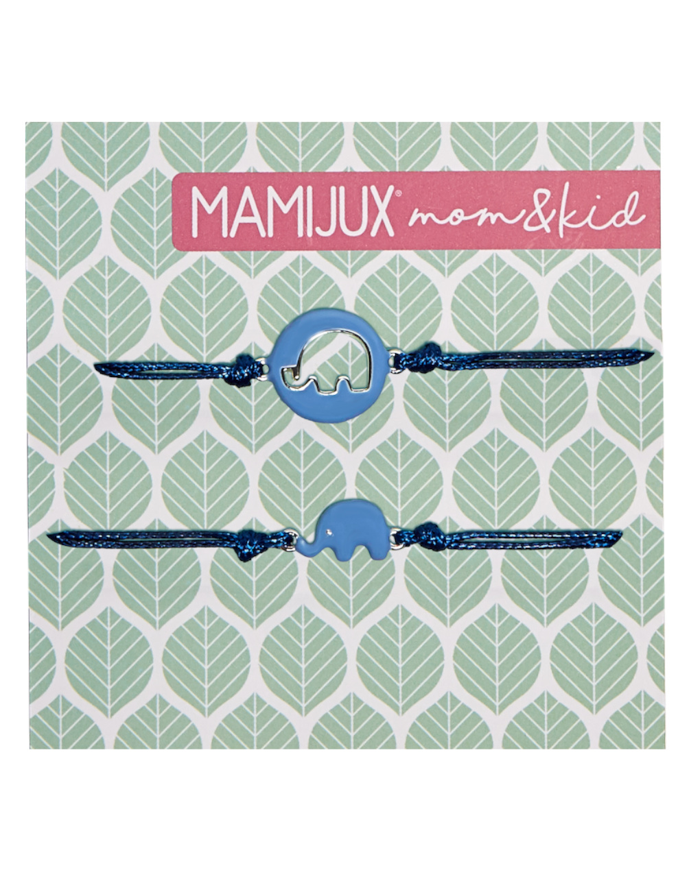 Mamijux bracciale elefantino azzurro - mom&kid