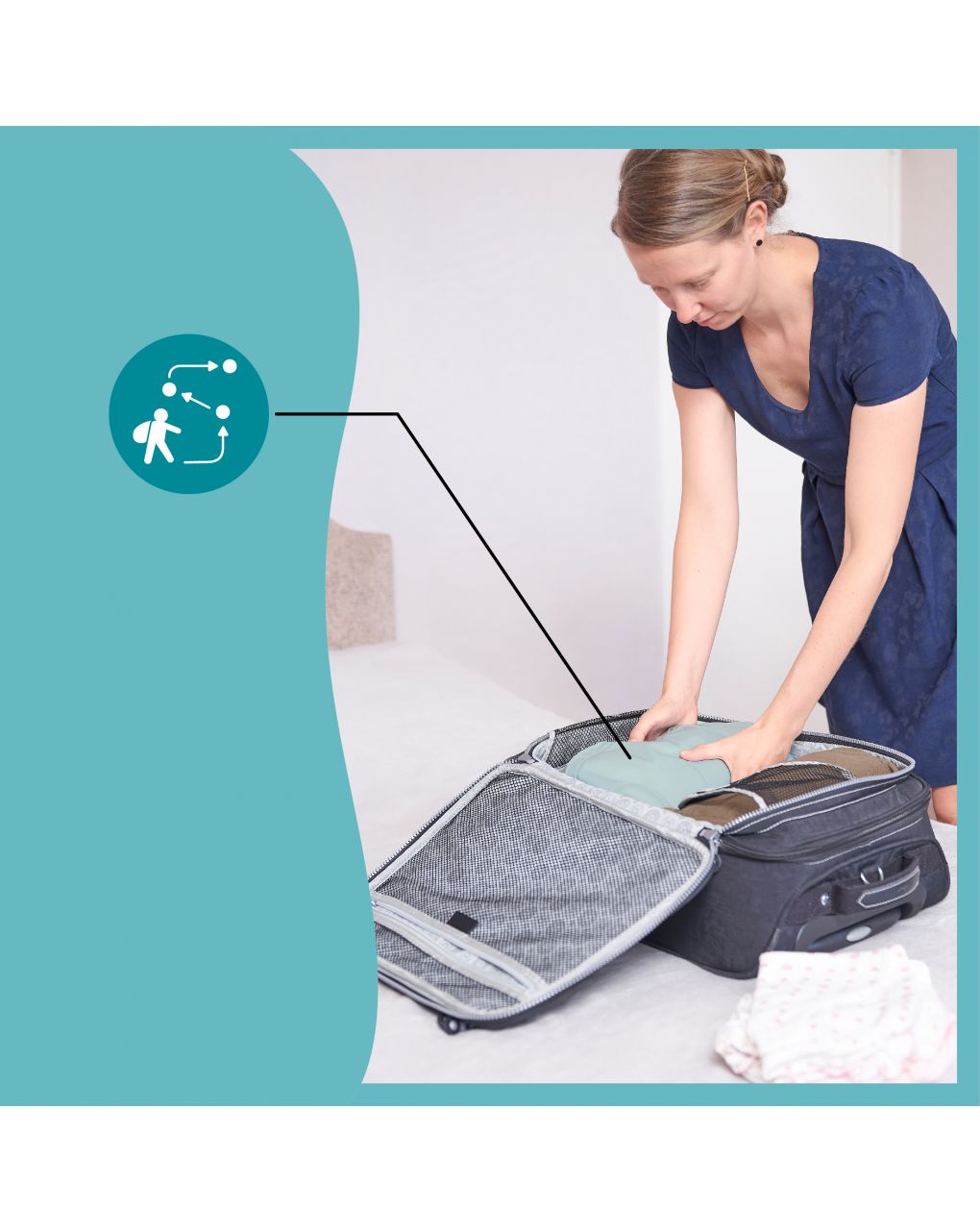 Babymoov vaschetta gonfiabile evolutiva aquadots