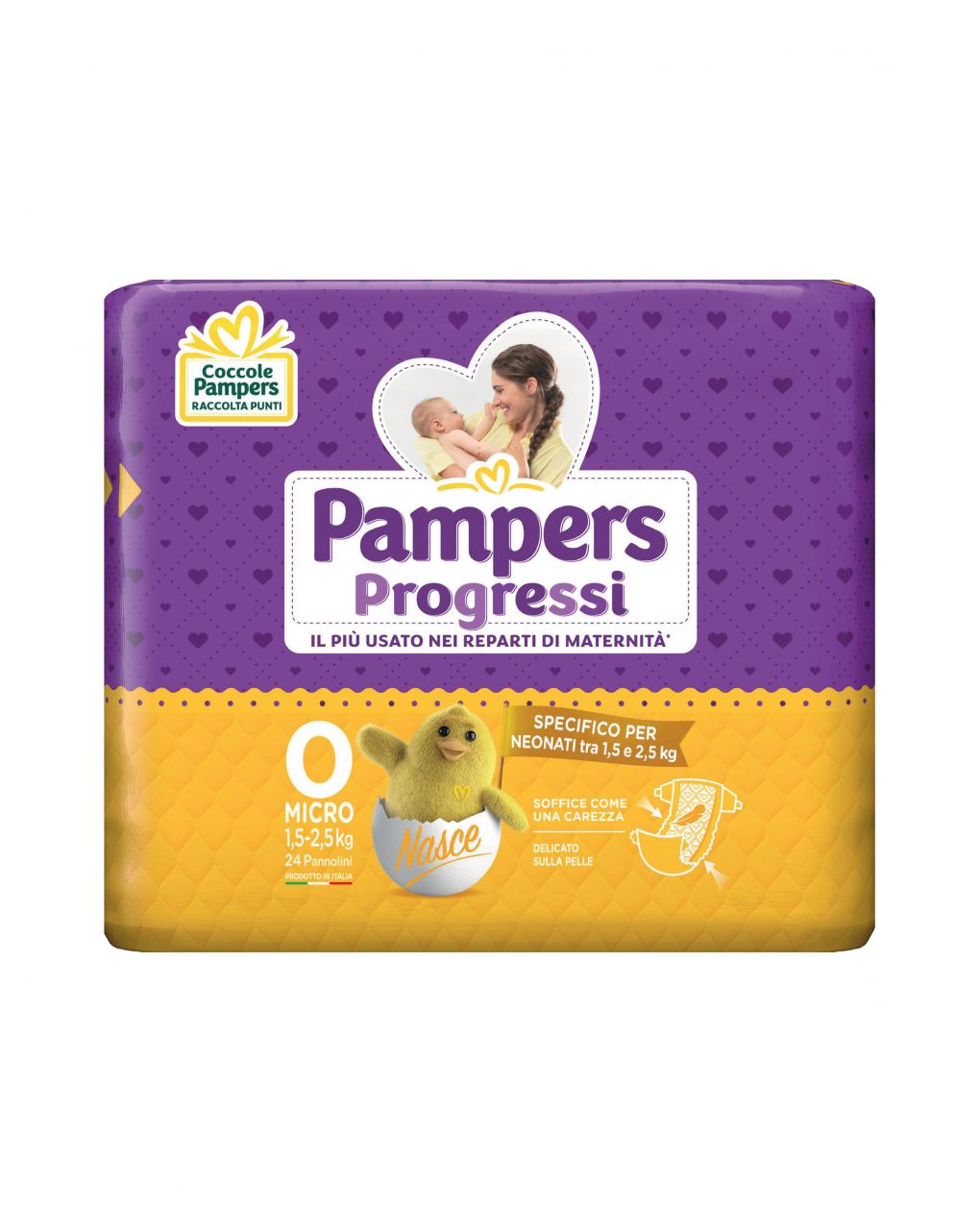 Pannolini progressi micro tg. 0 (1.5-2.5kg) - 24 pz