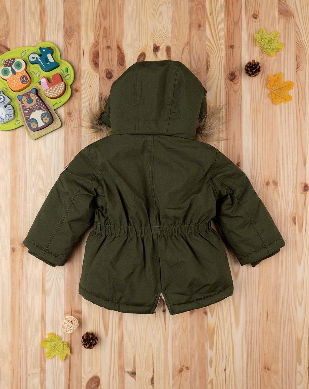 Giacca Parka bimbo verde Prénatal