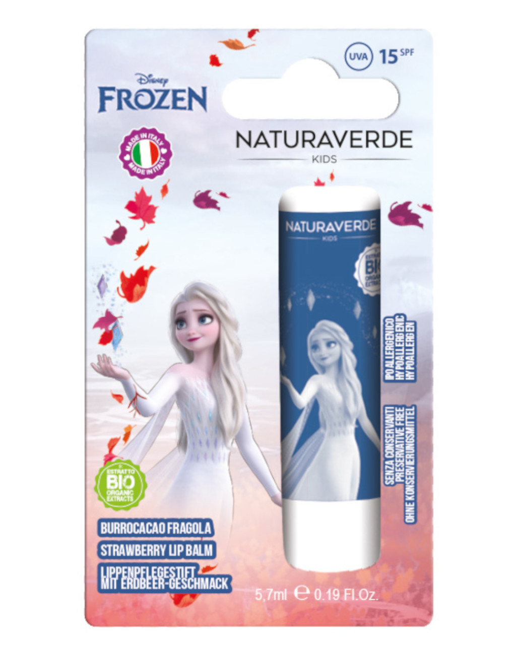 Naturaverde - frozen burrocacao fragola 5,7ml
