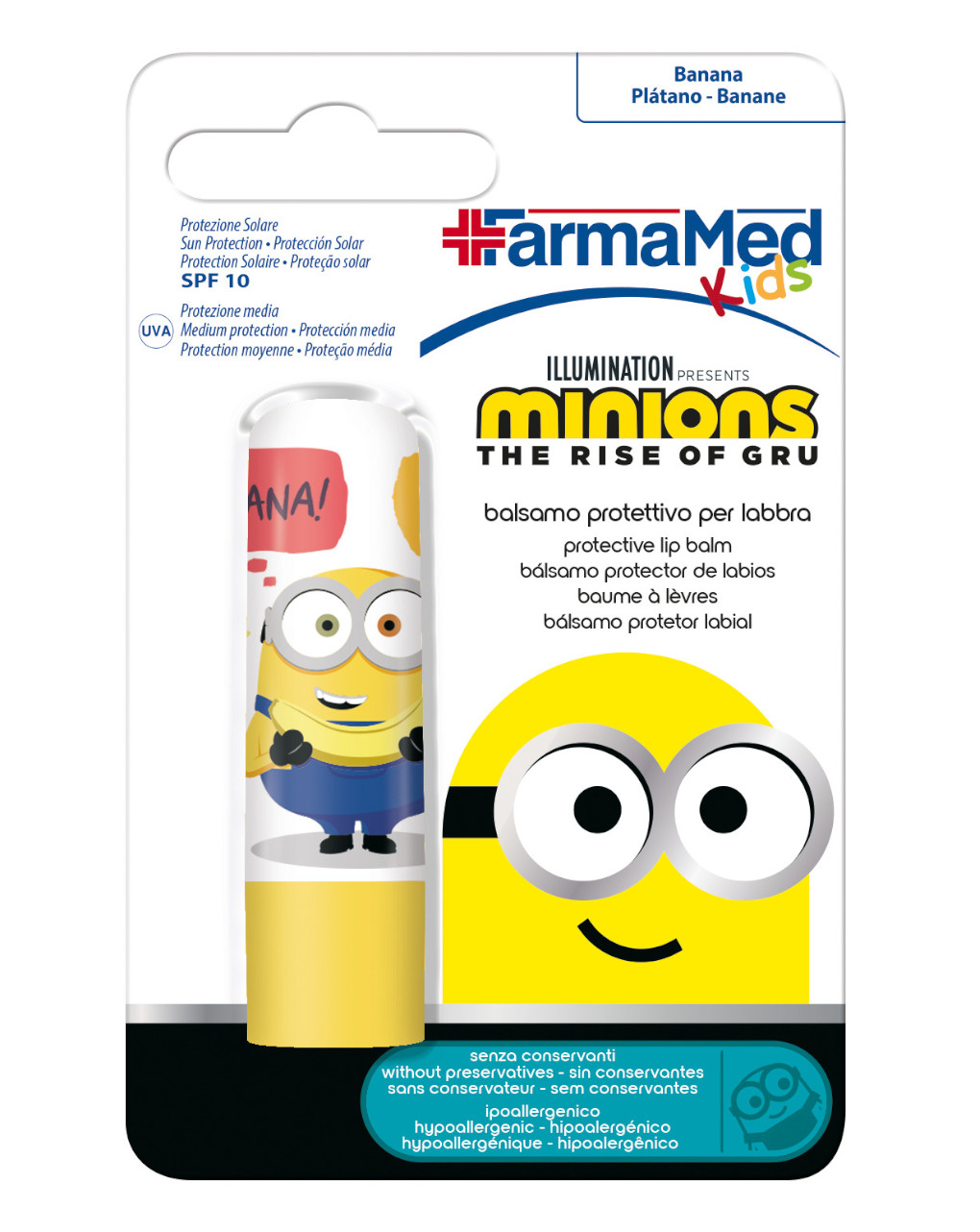 Farmamed - lipbalm minions