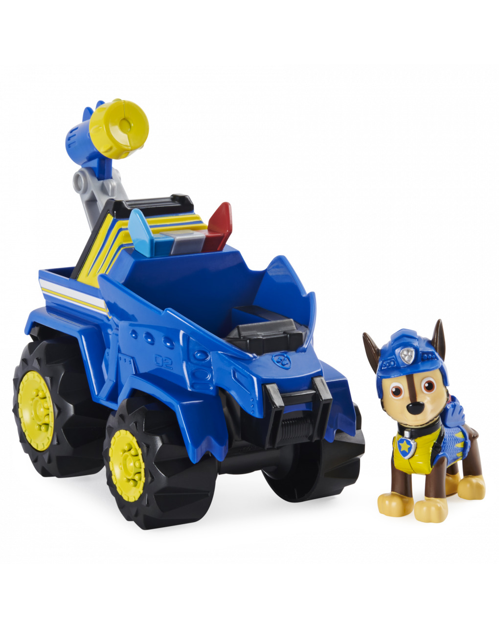 Veicolo dino rescue chase con dinosauro misterioso  - paw patrol