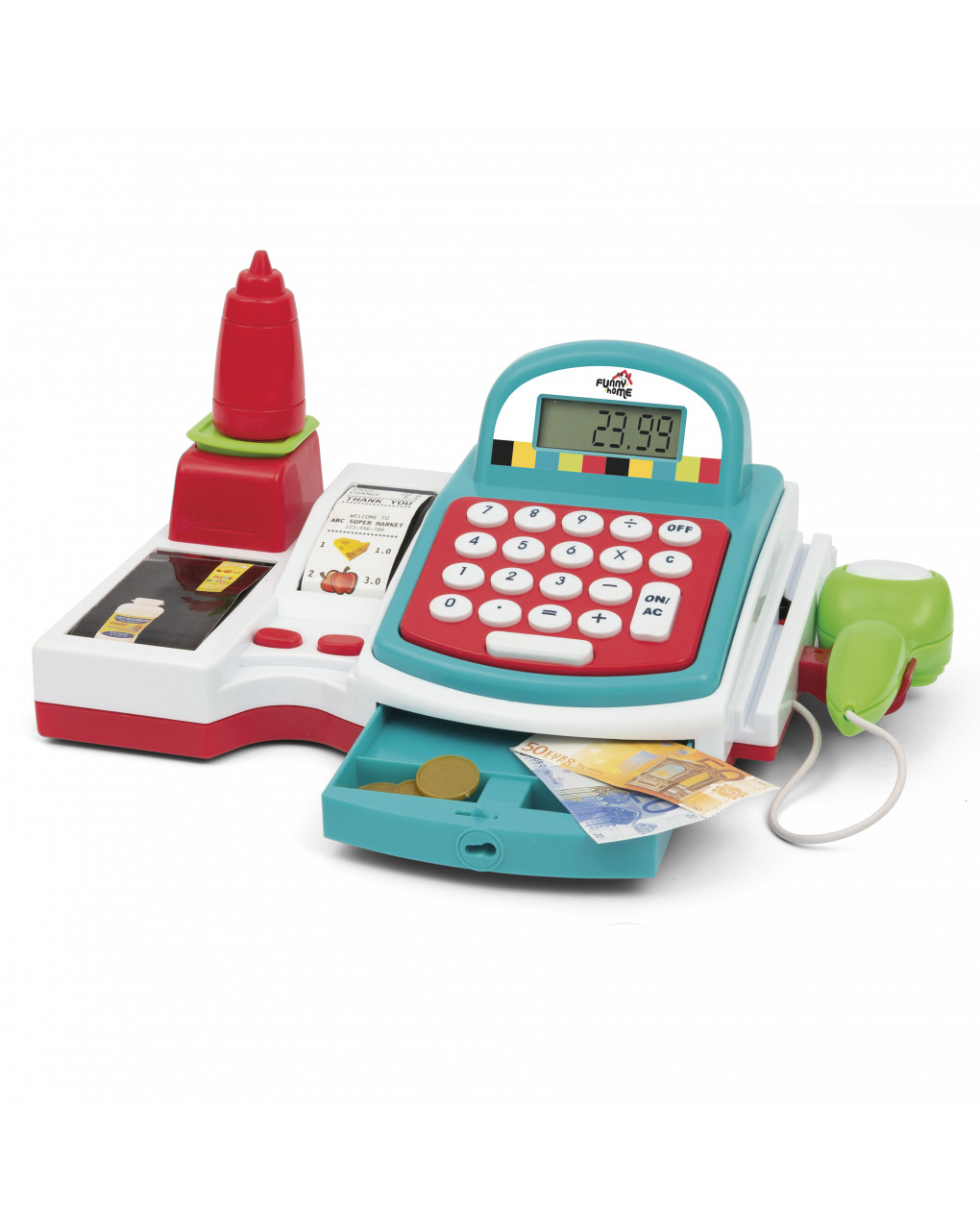 Registratore di cassa con scontrino - funny home