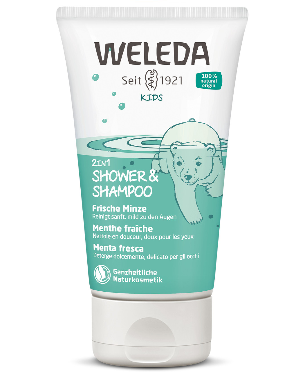 Doccia-shampoo bambini menta fresca - weleda