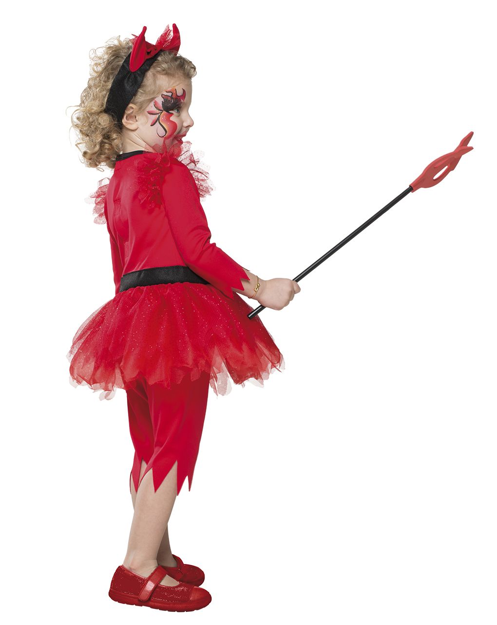 Costume diavoletta bambina 2-3 anni - carnaval queen