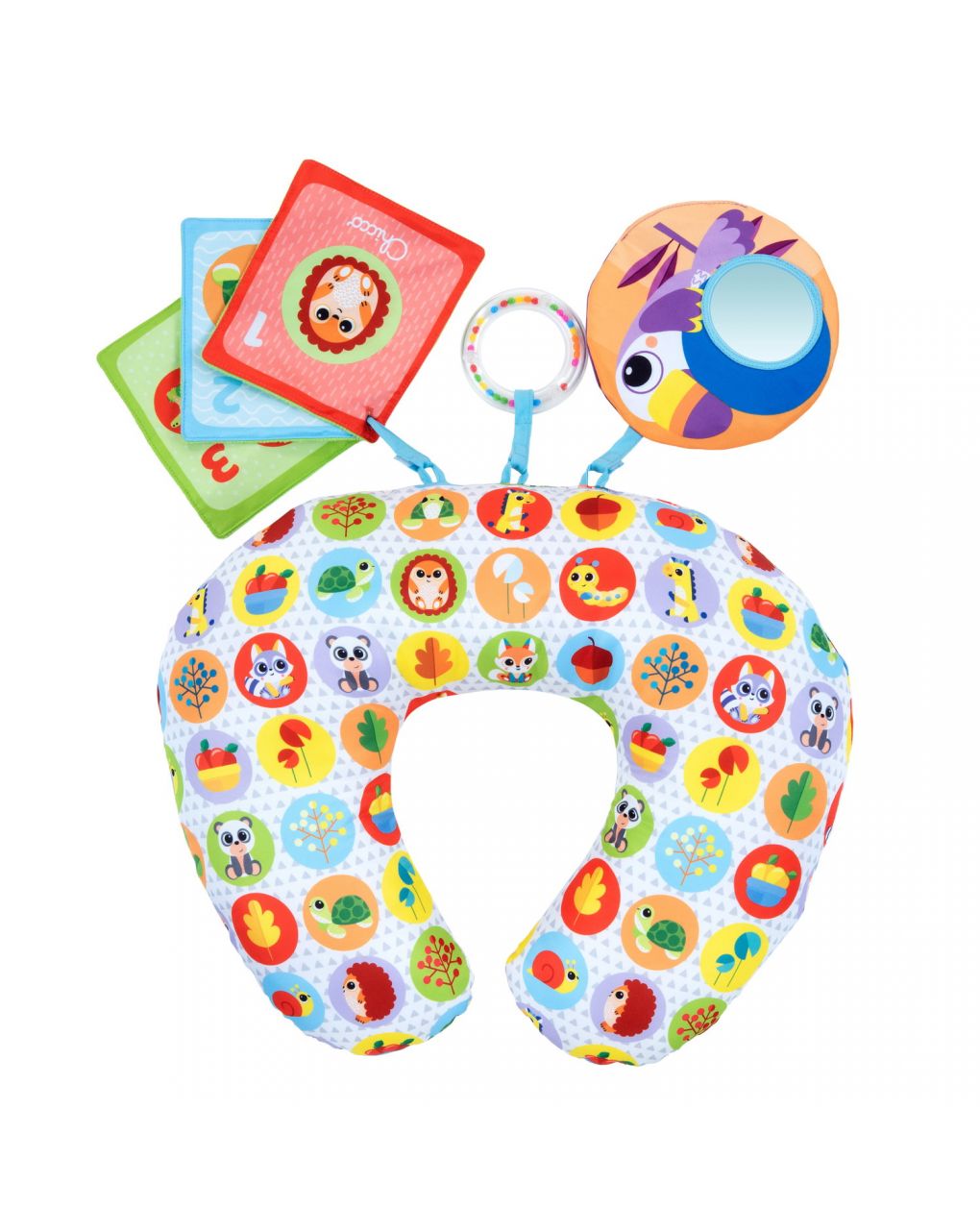 Cuscino boppy attività degli animali - chicco